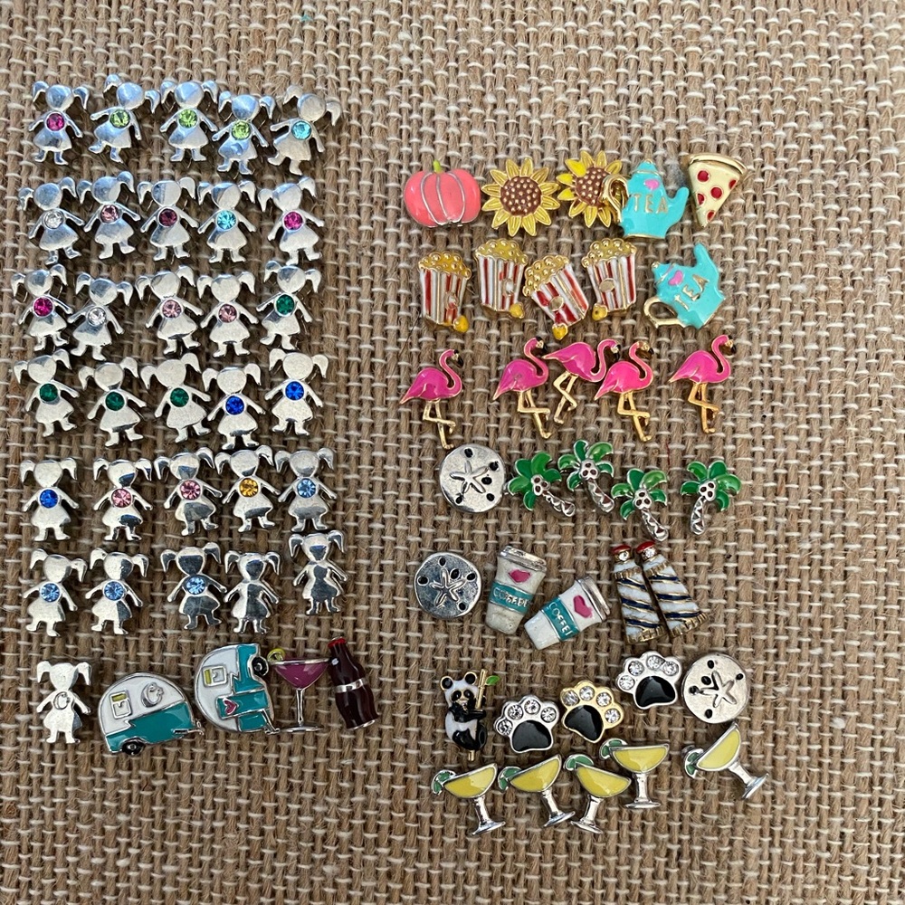 70 Origami Owl Charms